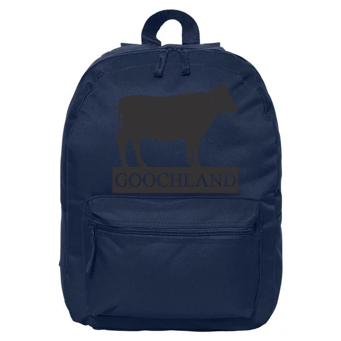 Rich North Of Richmond Goochland Cow Funny 16 in Basic Backpack