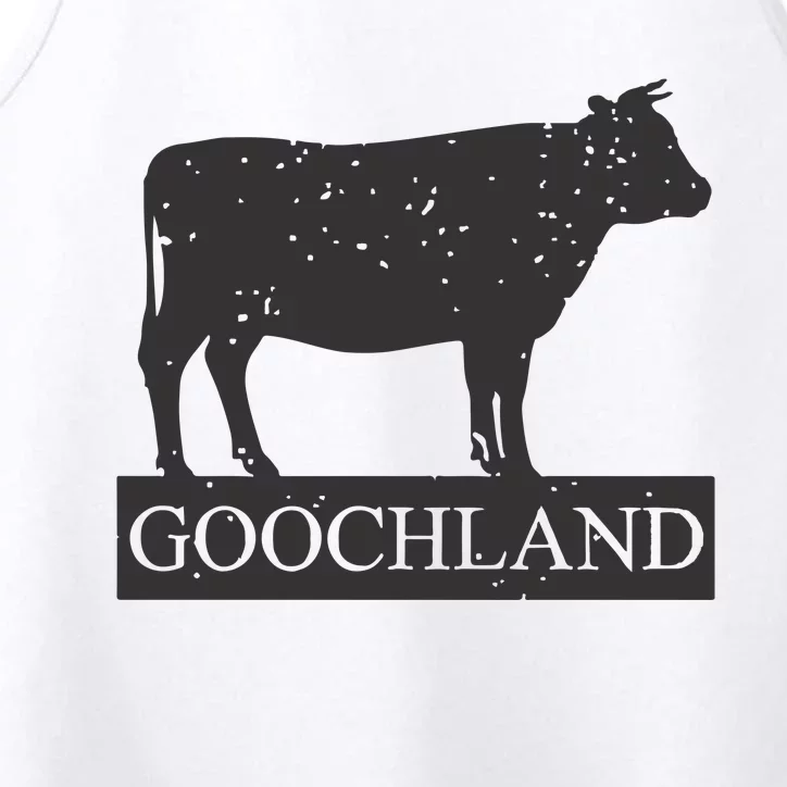 Rich North Of Richmond Goochland Cow Funny Performance Tank