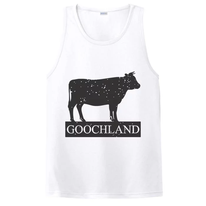 Rich North Of Richmond Goochland Cow Funny Performance Tank