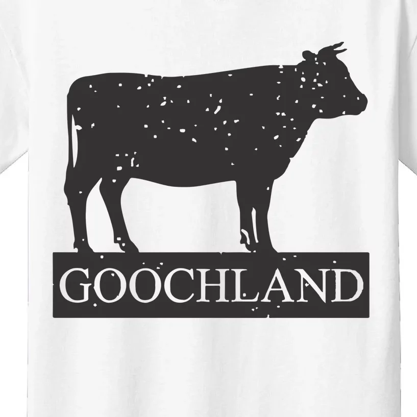 Rich North Of Richmond Goochland Cow Funny Kids T-Shirt