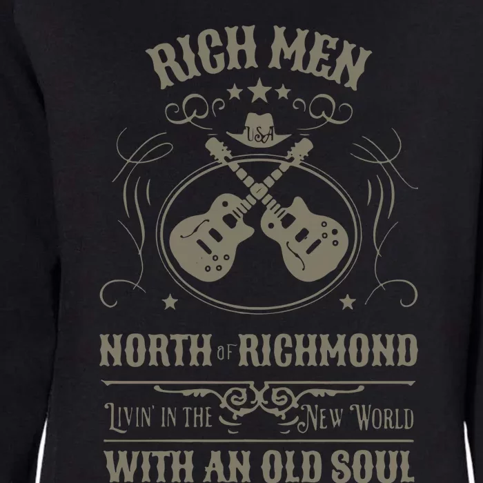 Rich North Of Richmond Live In The New World With An Old Soul Womens California Wash Sweatshirt