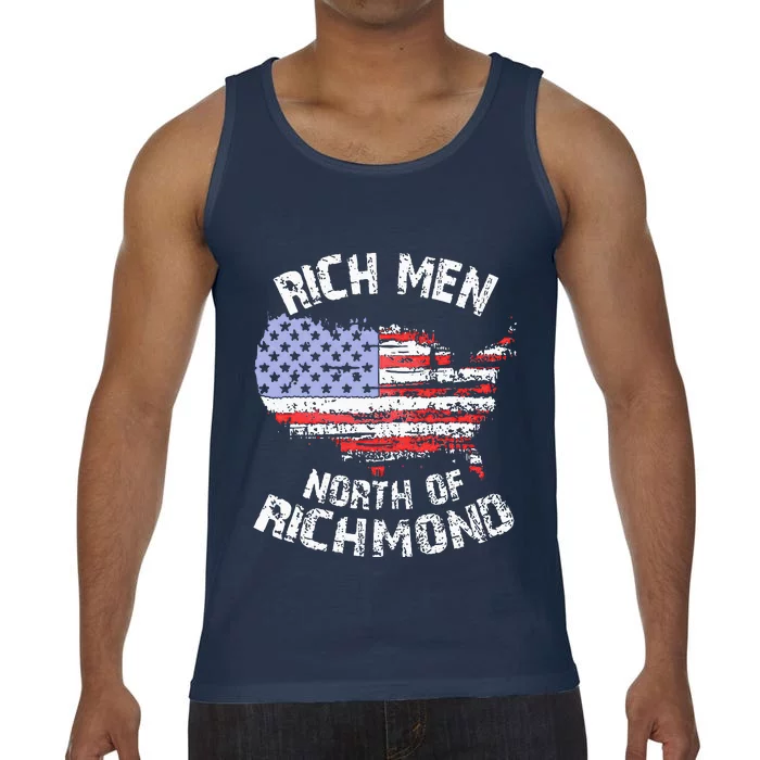 Rich North Of Richmond America Flag Comfort Colors® Tank Top