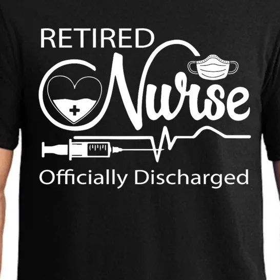 Retired Nurse Officially Discharged Retirement Party Gift Pajama Set