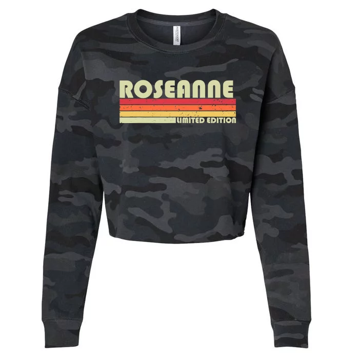 ROSEANNE Name Personalized Retro Vintage 80s 90s Birthday Cropped Pullover Crew