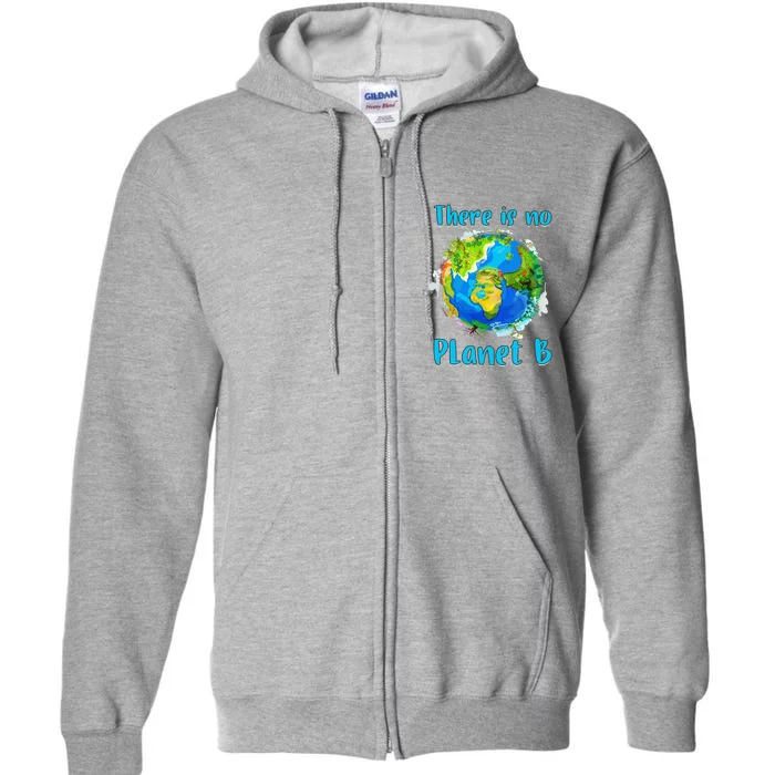 Retro No Planet Climate Change Earth B Save Nature Animals Full Zip Hoodie