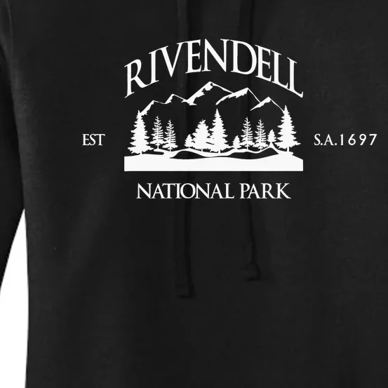 Rivendell National Park Lotr Women's Pullover Hoodie