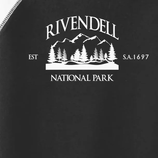 Rivendell National Park Lotr Toddler Fine Jersey T-Shirt