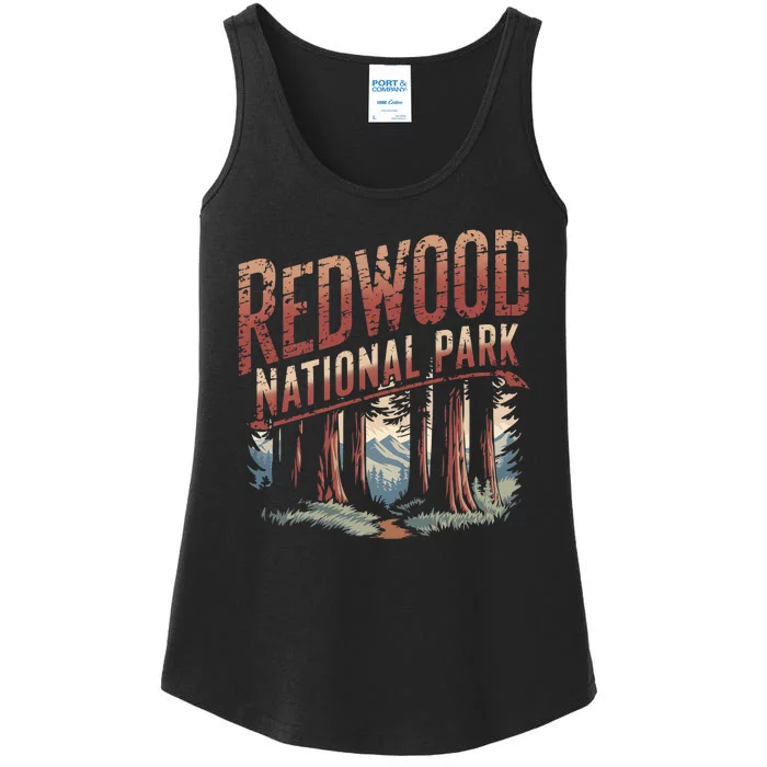 Redwood National Park Ladies Essential Tank