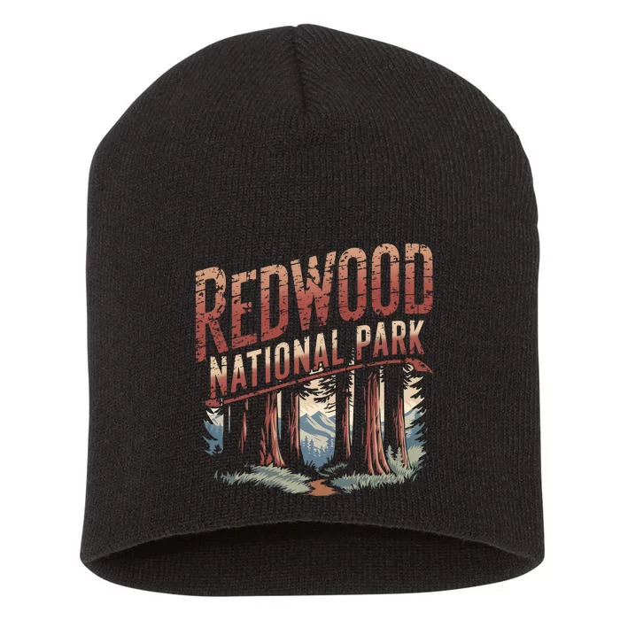 Redwood National Park Short Acrylic Beanie