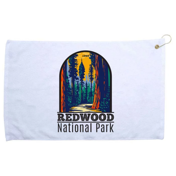 Redwood National Park Vintage Grommeted Golf Towel