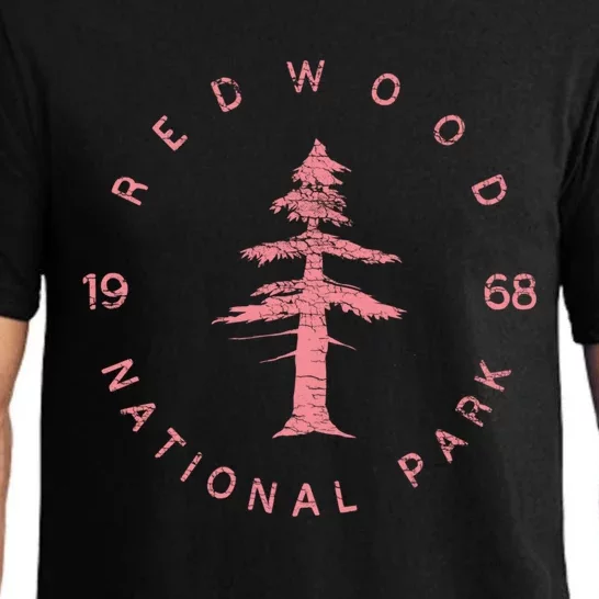 Redwood National Park Redwood Forest Design US Parks Pajama Set