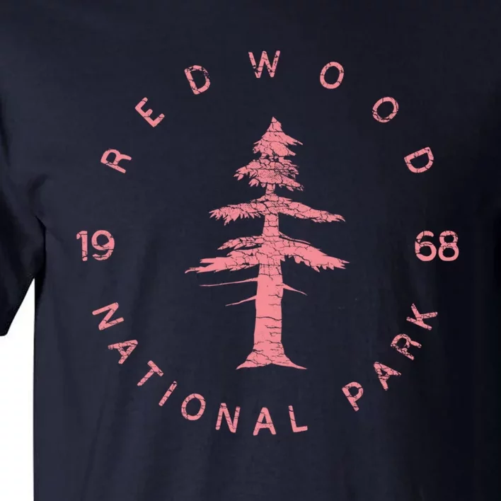 Redwood National Park Redwood Forest Design US Parks Tall T-Shirt