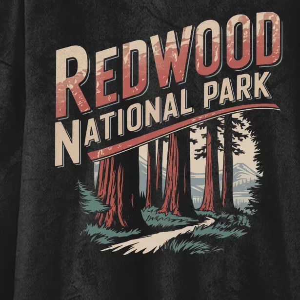 Redwood National Park Hooded Wearable Blanket