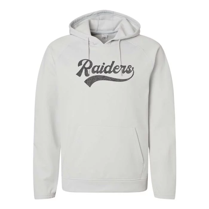 Raiders Name Performance Fleece Hoodie