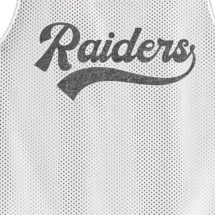 Raiders Name Mesh Reversible Basketball Jersey Tank