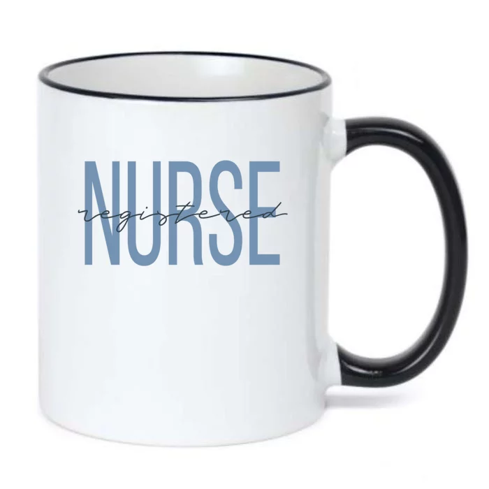 Registered Nurse Rn Emergency Room Nurse Nursing Student Gift Black Color Changing Mug