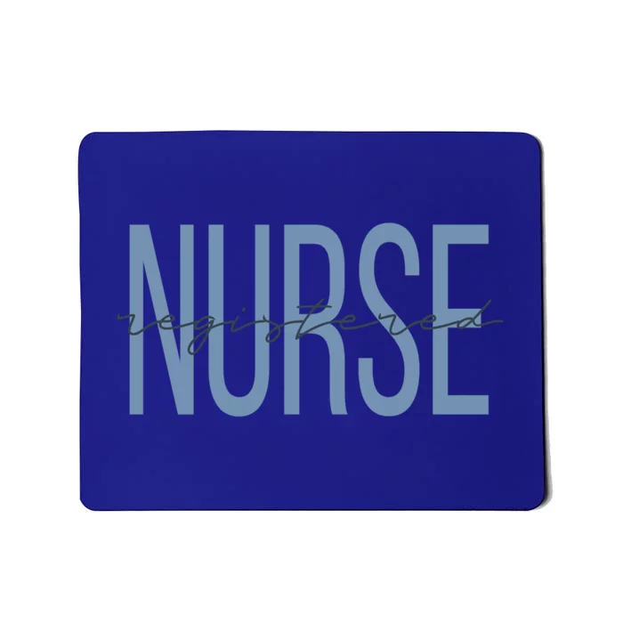 Registered Nurse Rn Emergency Room Nurse Nursing Student Gift Mousepad