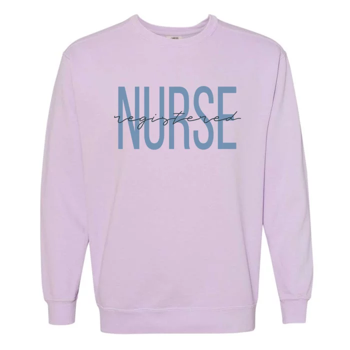 Registered Nurse Rn Emergency Room Nurse Nursing Student Gift Garment-Dyed Sweatshirt