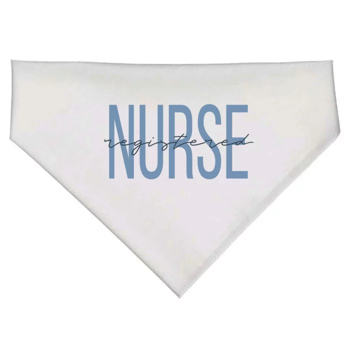 Registered Nurse Rn Emergency Room Nurse Nursing Student Gift USA-Made Doggie Bandana