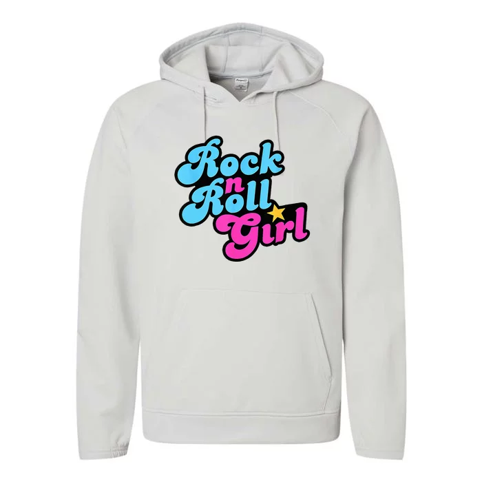 Rock N Roll Girl Performance Fleece Hoodie