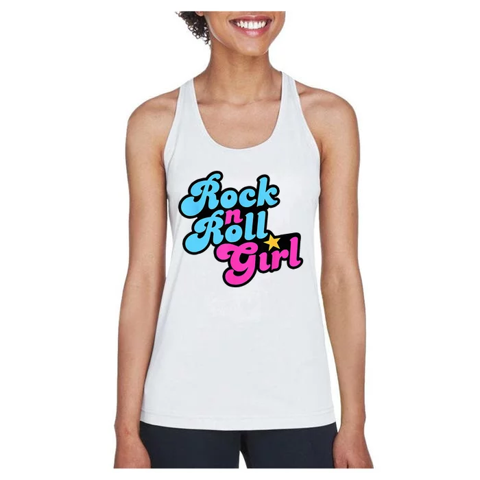 Rock N Roll Girl Women's Racerback Tank