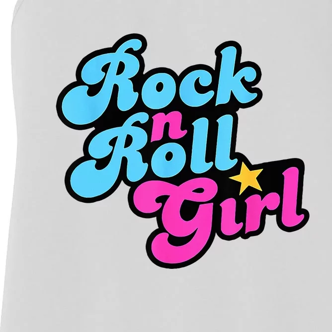 Rock N Roll Girl Women's Racerback Tank