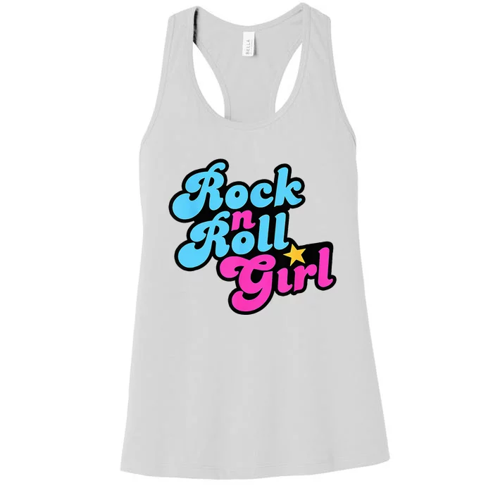 Rock N Roll Girl Women's Racerback Tank