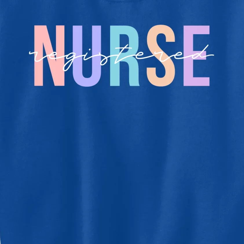 Registered Nurse Rn Emergency Room Nurse Funny Gift Kids Sweatshirt