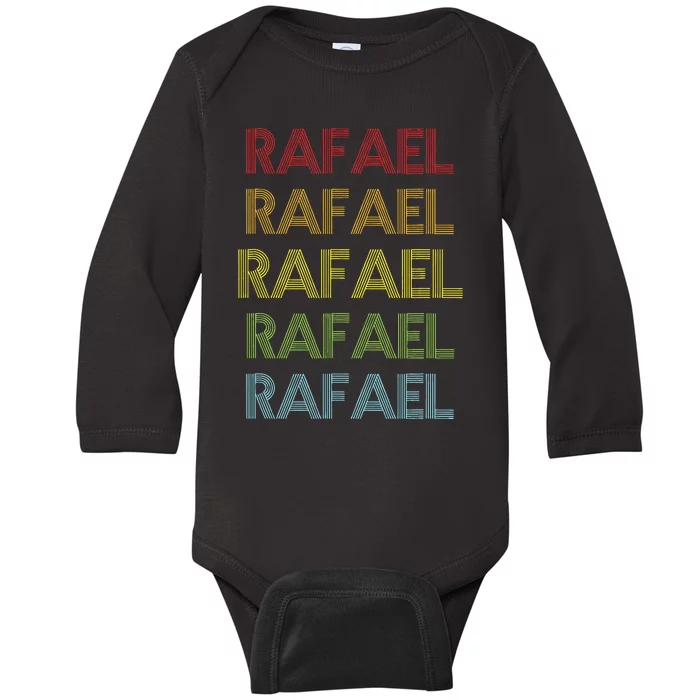 Rafael Name Baby Long Sleeve Bodysuit