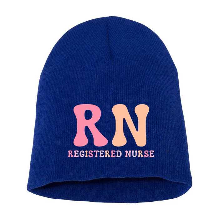 Registered Nurse Rn Emergency Room Nurse Gift Short Acrylic Beanie