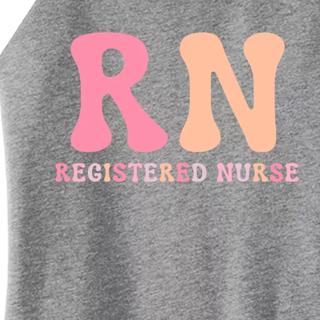 Registered Nurse Rn Emergency Room Nurse Gift Women’s Perfect Tri Rocker Tank