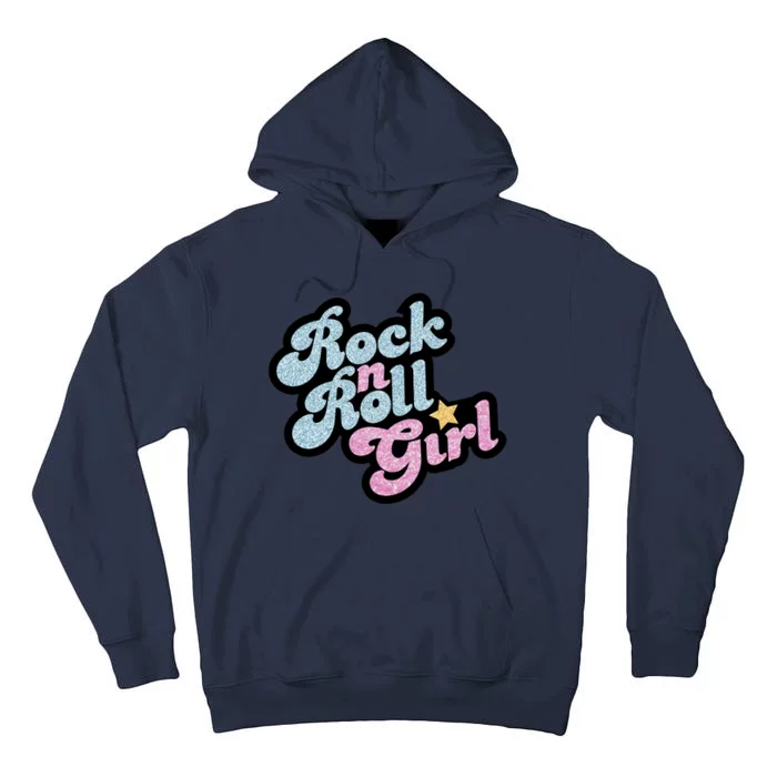 Rock N Roll Girl Cute Rockstar Concert Tall Hoodie