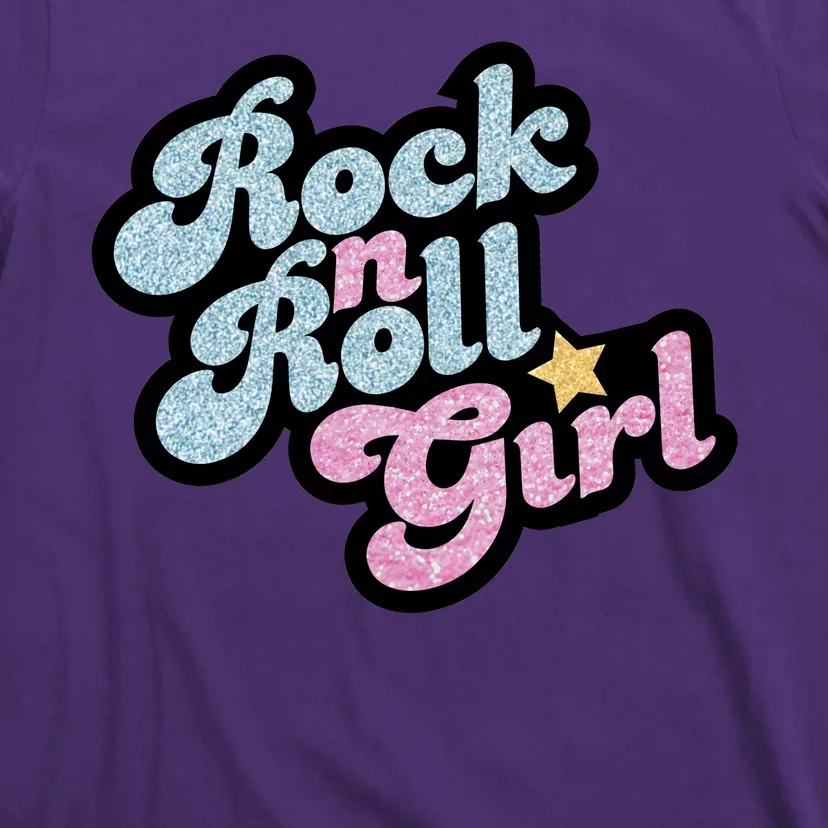 Rock N Roll Girl Cute Rockstar Concert T-Shirt