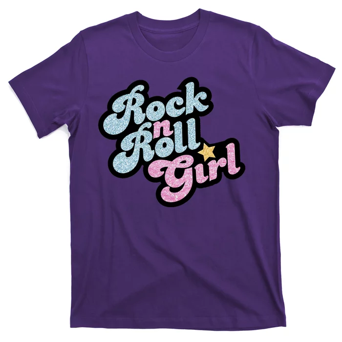 Rock N Roll Girl Cute Rockstar Concert T-Shirt