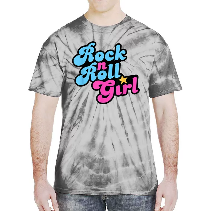 Rock N Roll Girl Ocean Fish Halloween Costumes Group Family Halloween Tie-Dye T-Shirt