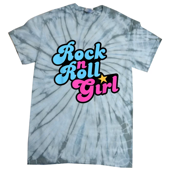 Rock N Roll Girl Ocean Fish Halloween Costumes Group Family Halloween Tie-Dye T-Shirt