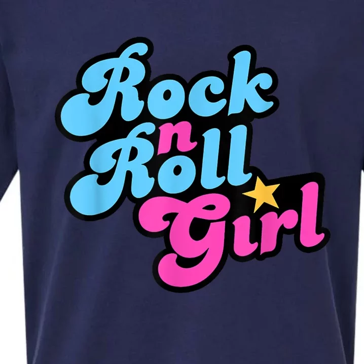 Rock N Roll Girl Halloween Costumes Sueded Cloud Jersey T-Shirt