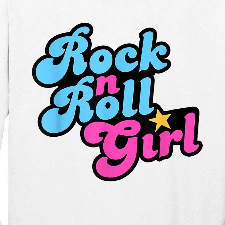 Rock N Roll Girl Halloween Costumes Tall Long Sleeve T-Shirt