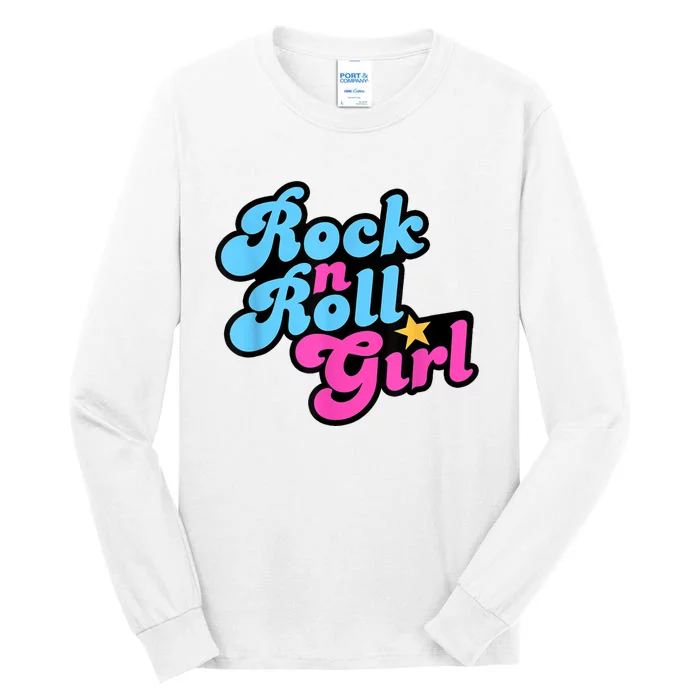 Rock N Roll Girl Halloween Costumes Tall Long Sleeve T-Shirt