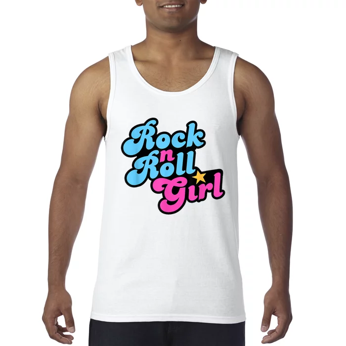 Rock N Roll Girl Halloween Costumes Tank Top