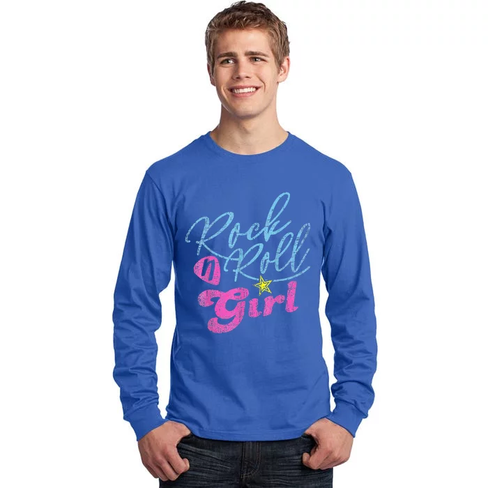 Rock N Roll Girl Purple Darla Tall Long Sleeve T-Shirt