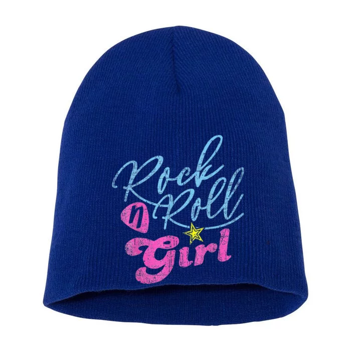 Rock N Roll Girl Purple Darla Short Acrylic Beanie