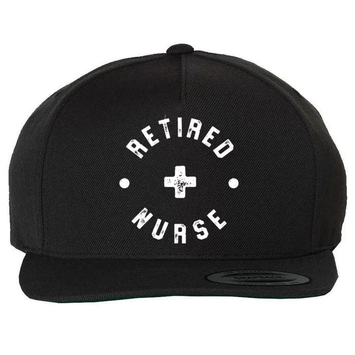 Retired Nurse Retirement Party Wool Snapback Cap