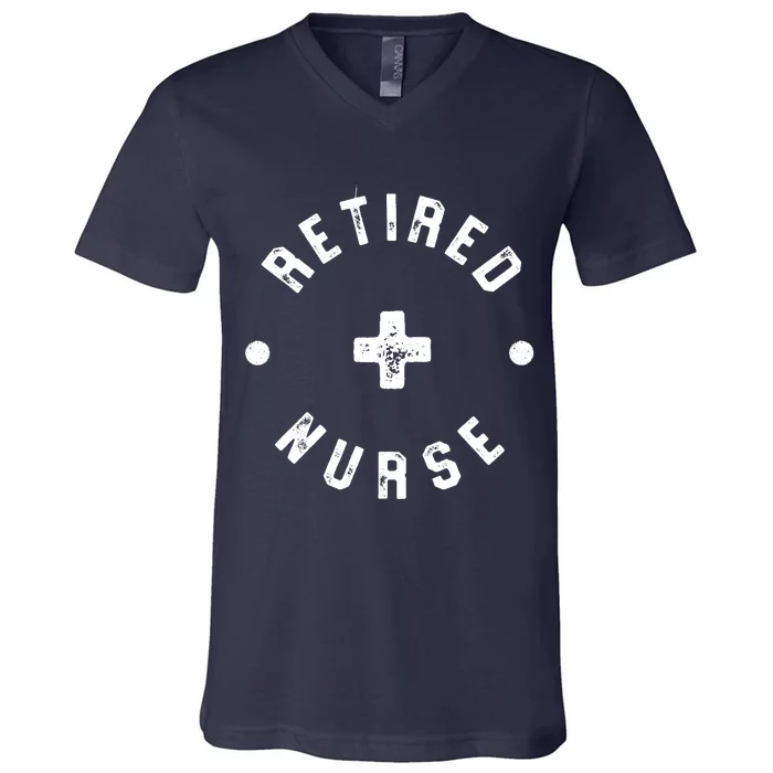 Retired Nurse Retirement Party V-Neck T-Shirt