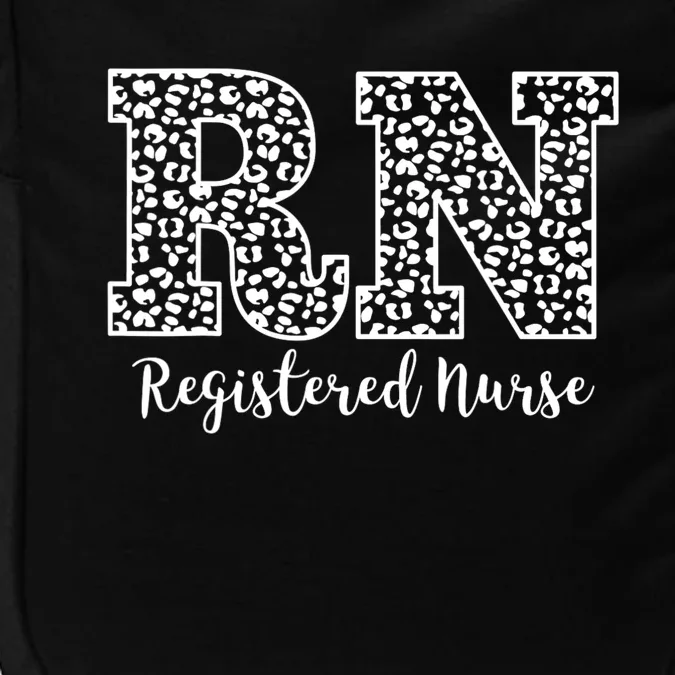 Registered Nurse RN Leopard Nursing School Nurse Graduation Impact Tech Backpack