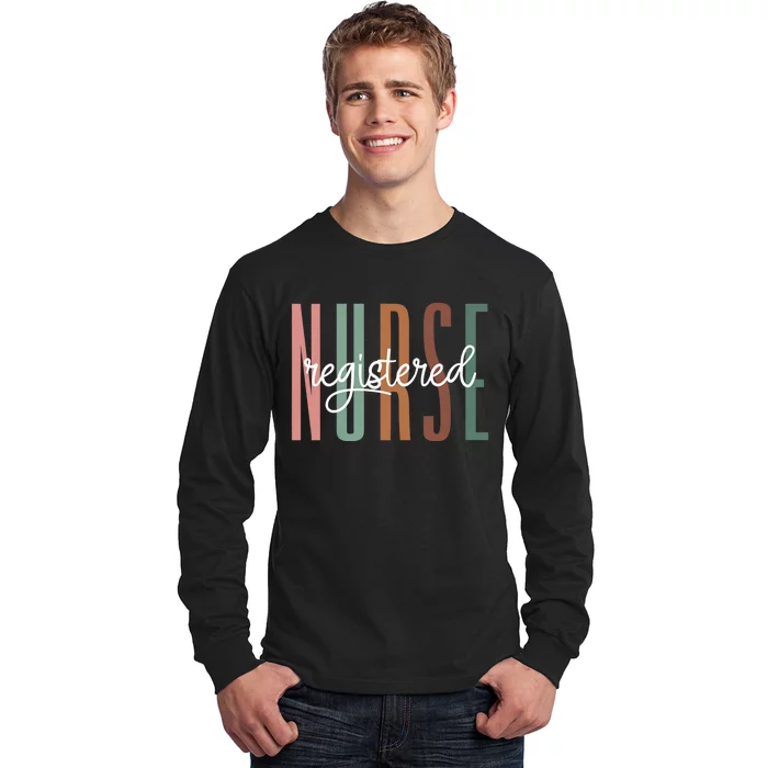 Registered Nurse Rn Rn Nursing Hospital Rn Staff Nurse Long Sleeve Shirt