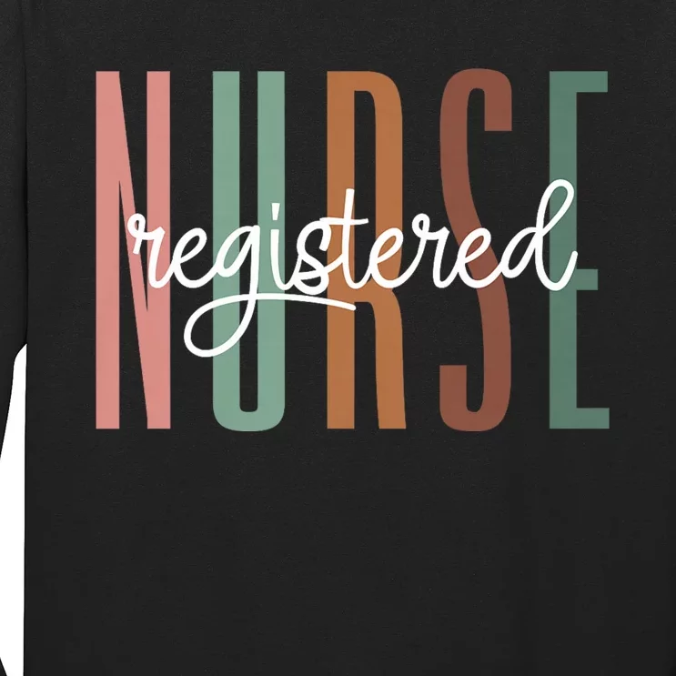 Registered Nurse Rn Rn Nursing Hospital Rn Staff Nurse Long Sleeve Shirt