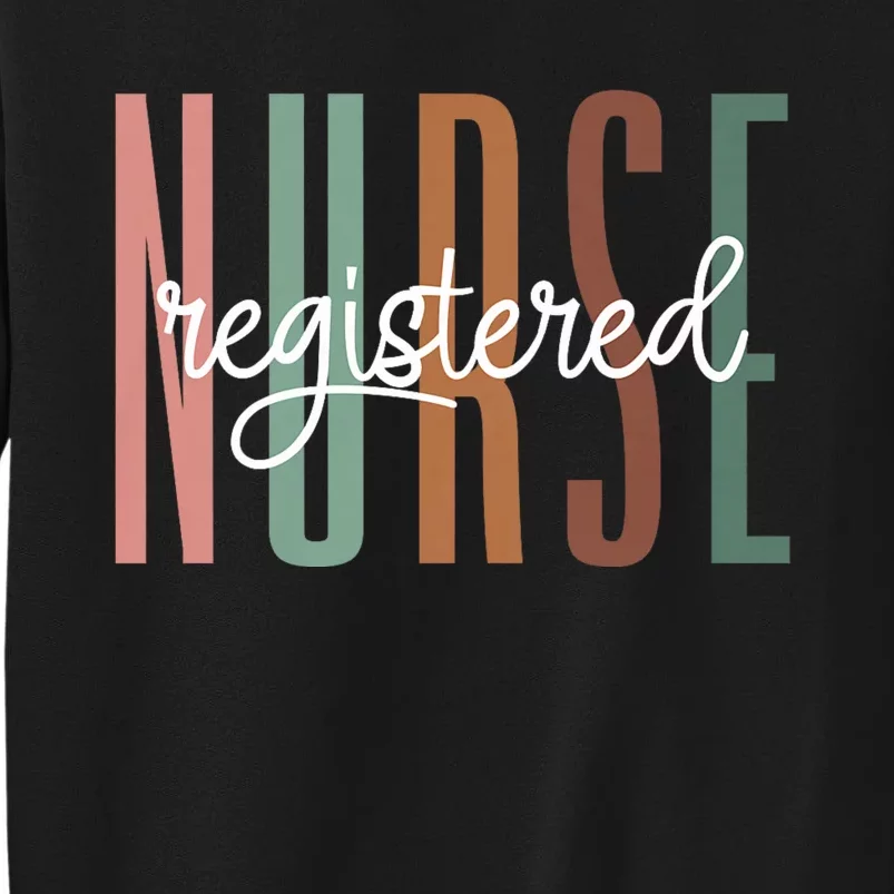 Registered Nurse Rn Rn Nursing Hospital Rn Staff Nurse Tall Sweatshirt