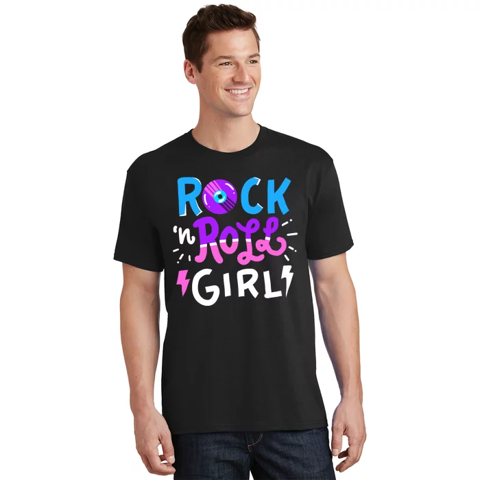 Rock N Roll Girl Music T-Shirt