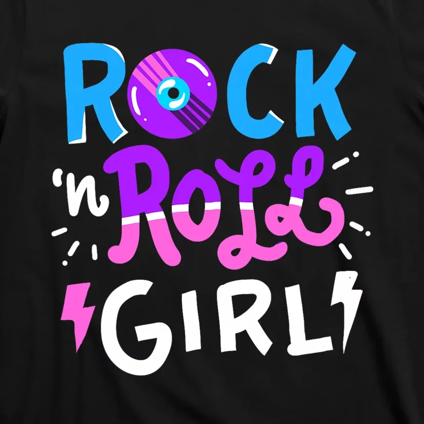 Rock N Roll Girl Music T-Shirt